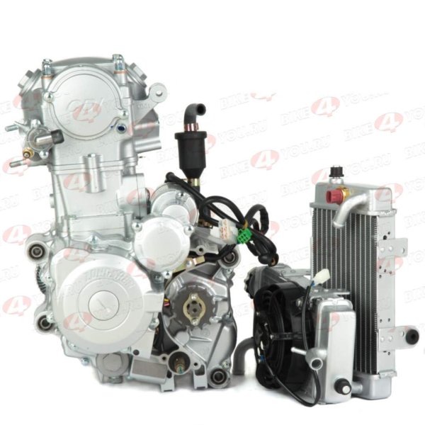 Двигатель 250см3 169MM CB250 (69x65) Zongshen 2 клапана/водянка+радиаторы